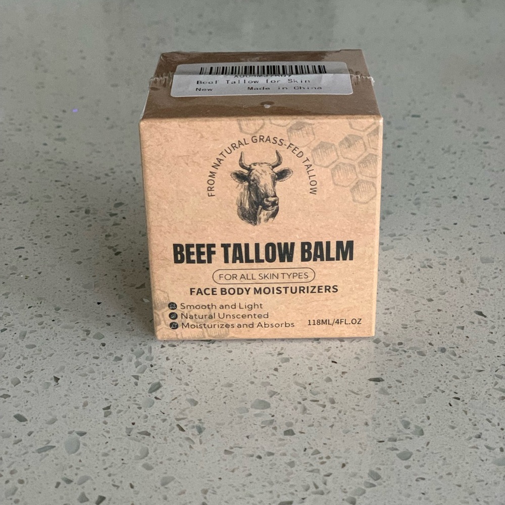 Beef Tallow Balm Face and Body Moisturizer